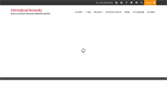 Desktop Screenshot of internationalhumanity.cz