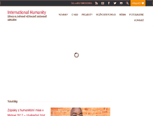 Tablet Screenshot of internationalhumanity.cz